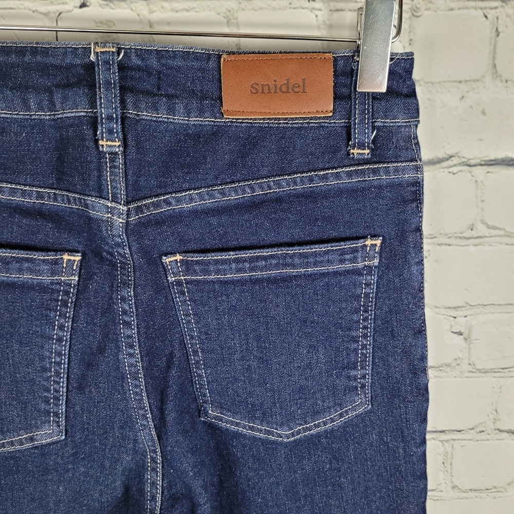 SNIDEL | high waist stretch denim skinny ankle jeans
